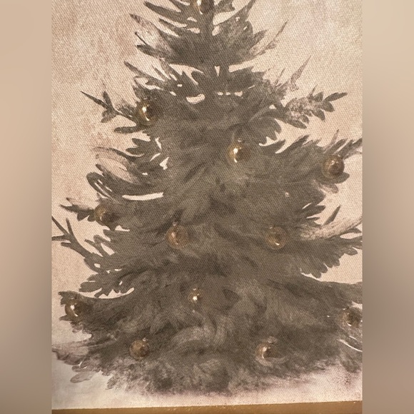 LAST NWT 11”x13.86” Christmas Tree framed wall art - Picture 13 of 14